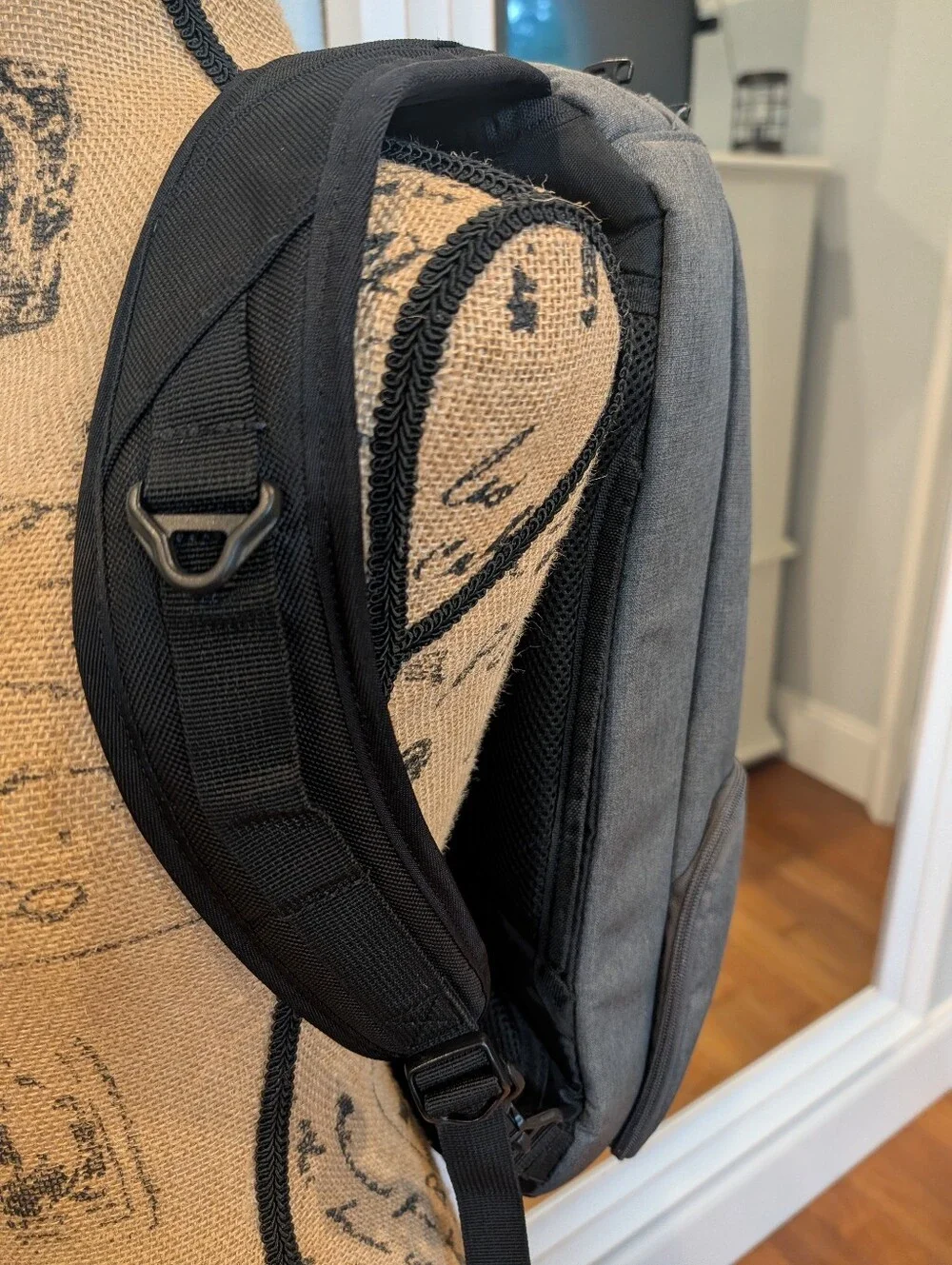 eBags Professional Slim Laptop Backpack in Heathered Gray